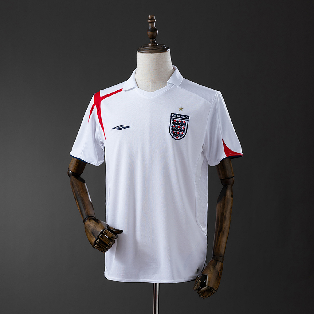 Retrô 2006 England Titular S-XXL, foto 1