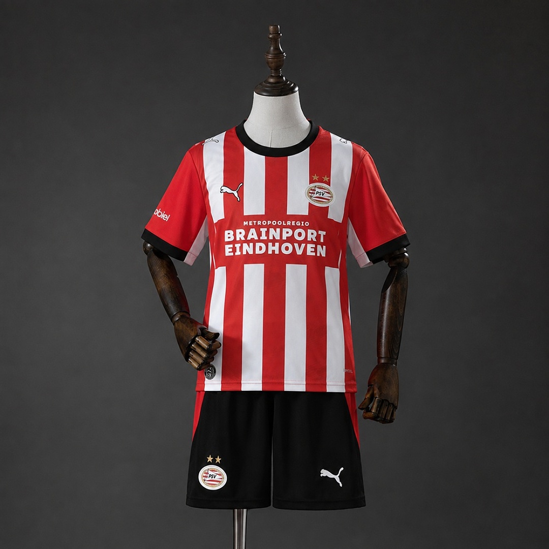 PSV Eindhoven 26/27 Titular Kids kit Tamanho 16-28, foto 1