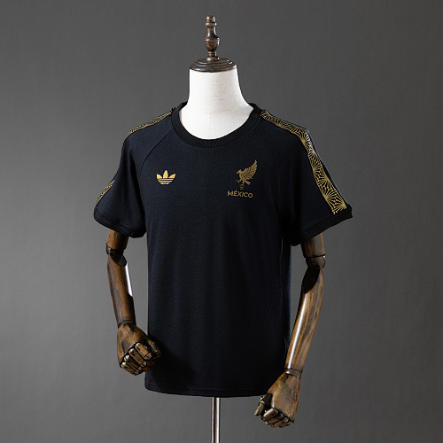 Mexico Gold 3-stripes T-Shirt S-3XL
