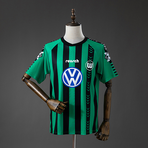Wolfsburg 95/96 Visitante Retrô Camisa S-XXL
