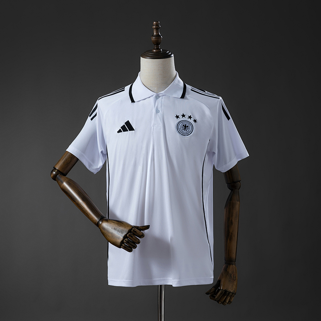 Germany 25/26 POLO - White S-XXL, foto 1
