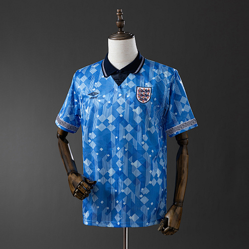 England 1990 Second Visitante Retrô Camisa S-XXL