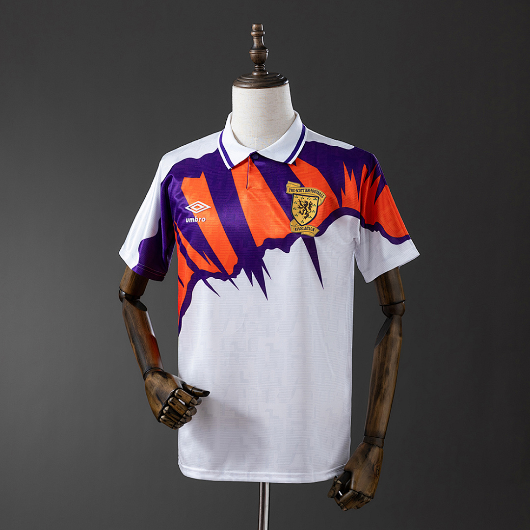 Retrô Scotland 91/93 Visitante S-XXL, foto 1