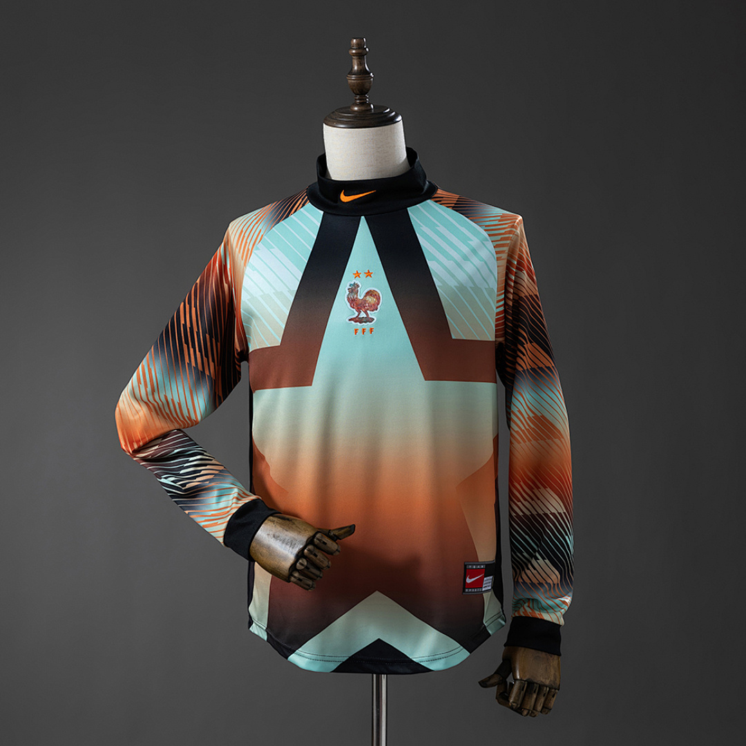 France 2026 Goleiro Manga longa Camisa S-XXL, foto 1