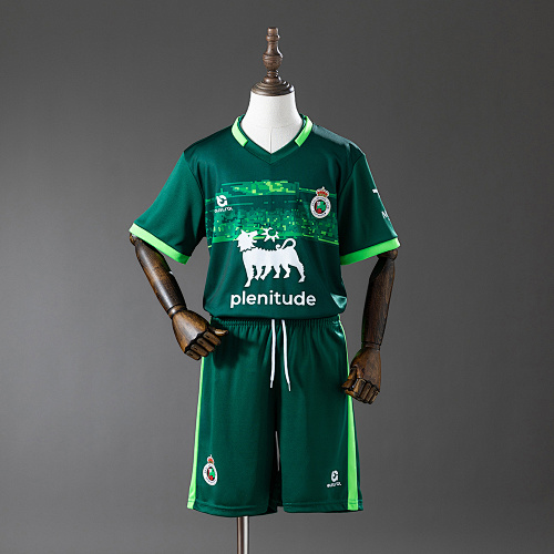 Racing de Santander 25/26 Visitante Kit infantil Tamanho 16-28
