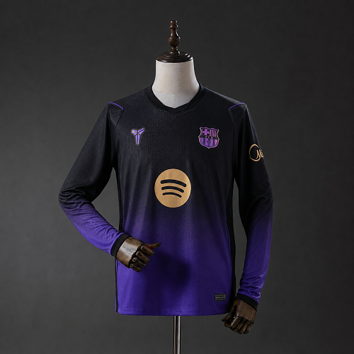Barcelona x Kobe Bryant 26/27 Visitante Manga longa Camisa S-5XL