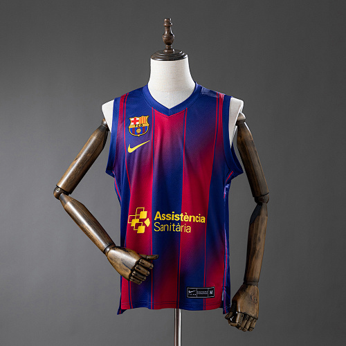 Barcelona 25/26 Titular Basketball Camisa S-XXL
