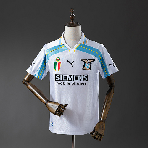 Lazio 99/00 Centenary Retrô Camisa S-XXL