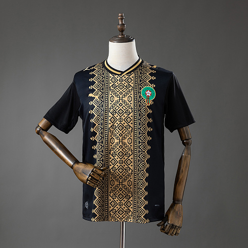Morocco 2026 Edição especial Black Camisa S-4XL