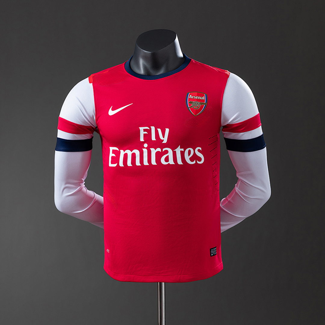 Arsenal 12/13 Titular Manga longa Versão jogador Retrô Camisa S-3XL, foto 1