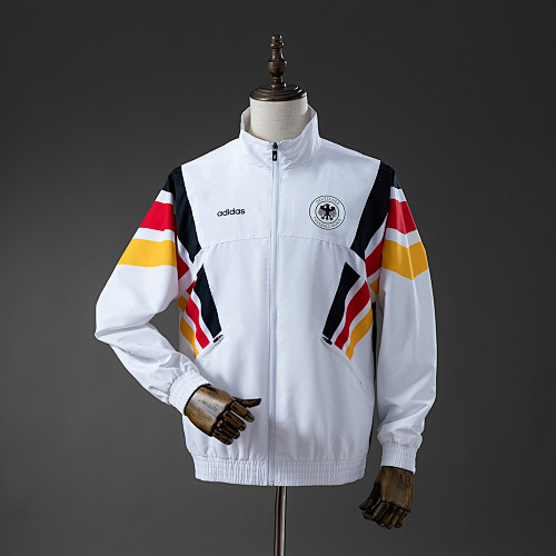 German 1996 Retrô Windbreaker - White S-XXL