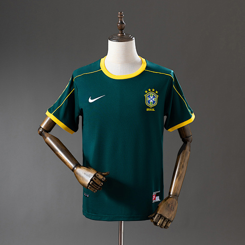 Retrô Goleiro Brazil 1998 Dark Green S-XXL