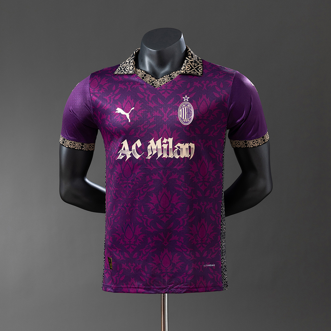 AC Milan 25/26 Versão jogador Edição especial - Purple Camisa S-XXL, foto 1