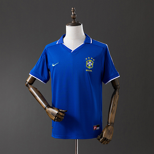 Brazil 1997 Visitante Retrô Camisa S-XXL