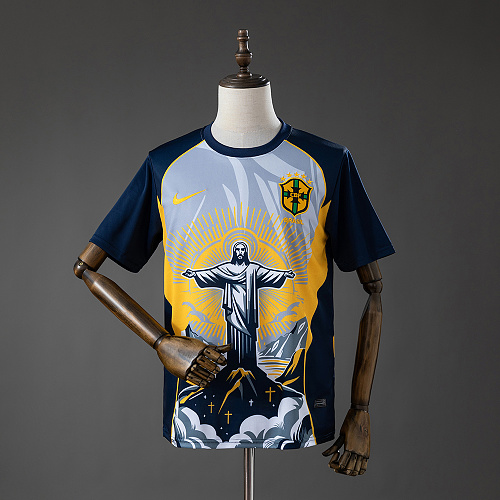 Brazil 2026 Christ the Savior - Yellow Camisa S-XXL