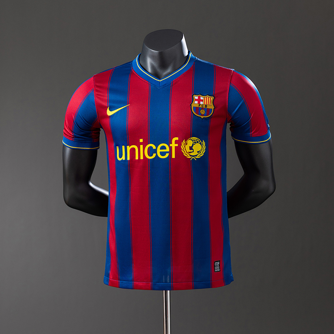 Barcelona 09/10 Titular Versão jogador Retrô Camisa S-3XL, foto 1