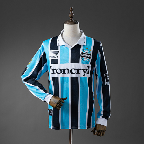 Gremio 97/98 Titular Manga longa Retrô Camisa S-XXL