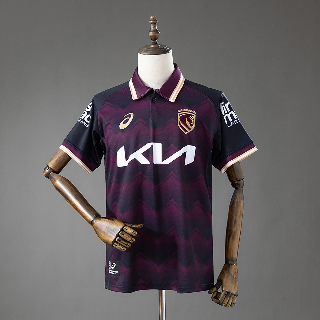 NRL Brisbane Broncos 2026 Men's Club World Cup Challenge Camisa S-7XL, foto 1