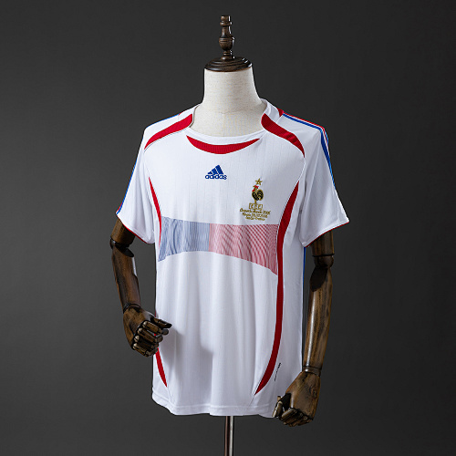 2006 French white short sleeve