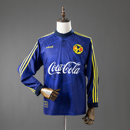 America 97/98 Visitante Manga longa Retrô Camisa S-XXL