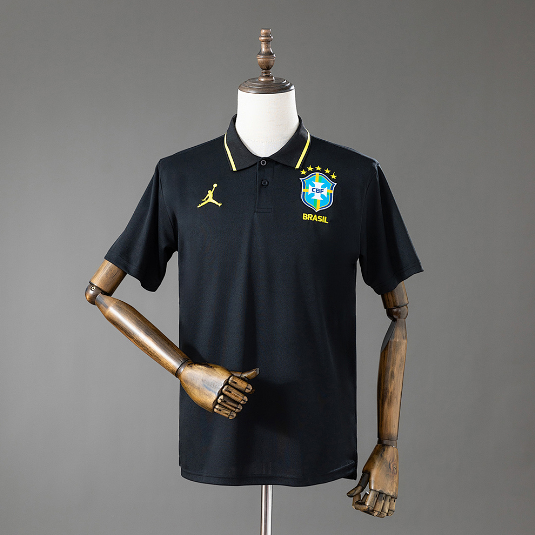 Brazil 2026 Polo Black Camisa S-XXL, foto 1