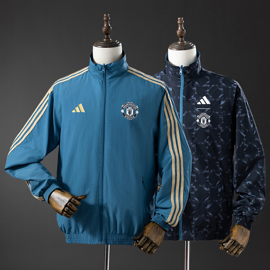 M-U Reversible Jacket Windbreaker - Blue&Black S-XXL, foto 1