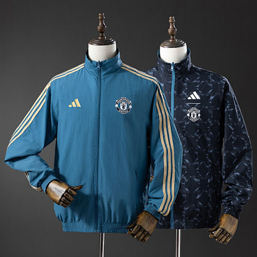 M-U Reversible Jacket Windbreaker - Blue&Black S-XXL