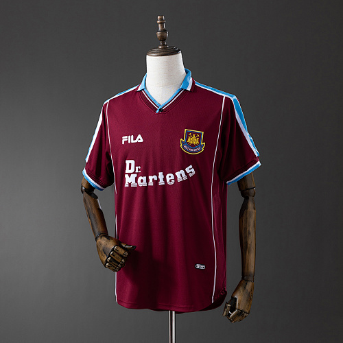 Retrô 99/01 West Ham United Titular S-XXL