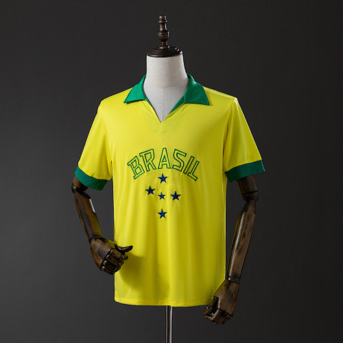 Brazil 1958 Titular Retrô Camisa S-XXL