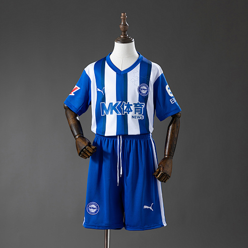 Deportivo Alavés 25/26 Titular Kids Camisa Tamanho:16-28
