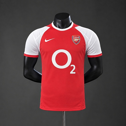 Retrô Arsenal 02/03 Titular Versão jogador Camisa S-XXL