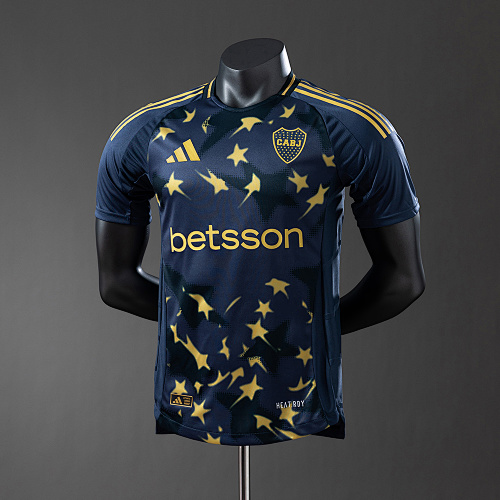 Boca Juniors 25/26 second Visitante Versão jogador Camisa S-3XL