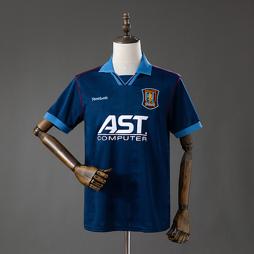 Aston Villa 95/97 Visitante Retrô Camisa S-XXL