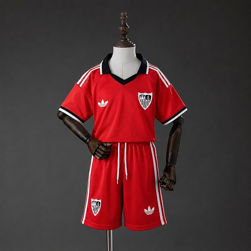 Sevilla 26/27 Visitante Kids Kit Tamanho 16-28