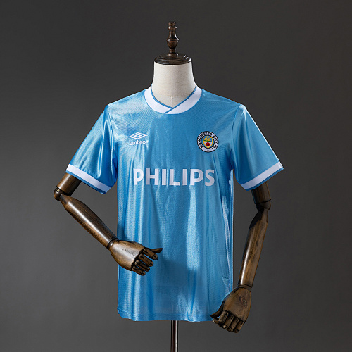 Manchester City 86/87 Titular Retrô Camisa S-XXL