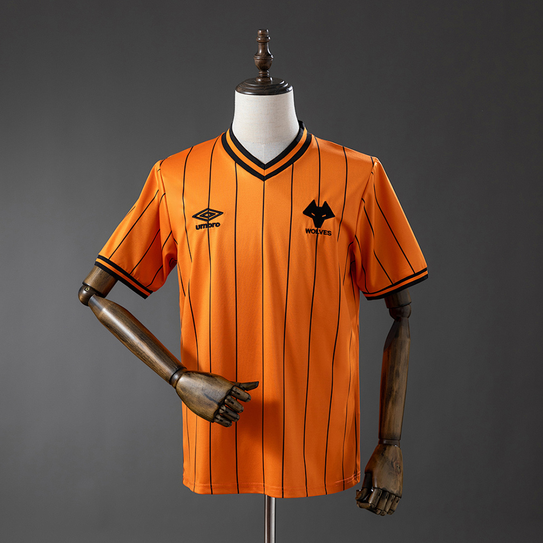 Wolves 85/86 Titular Retrô Camisa S-XXL, foto 1