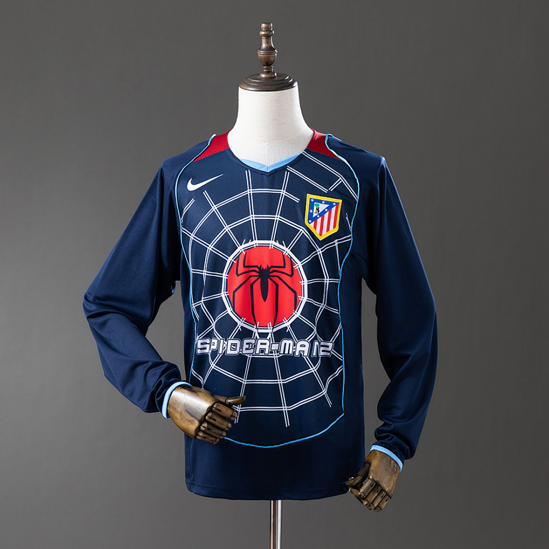 Atletico Madrid 04/05 Visitante Manga longa Retrô Camisa S-XXL, foto 1
