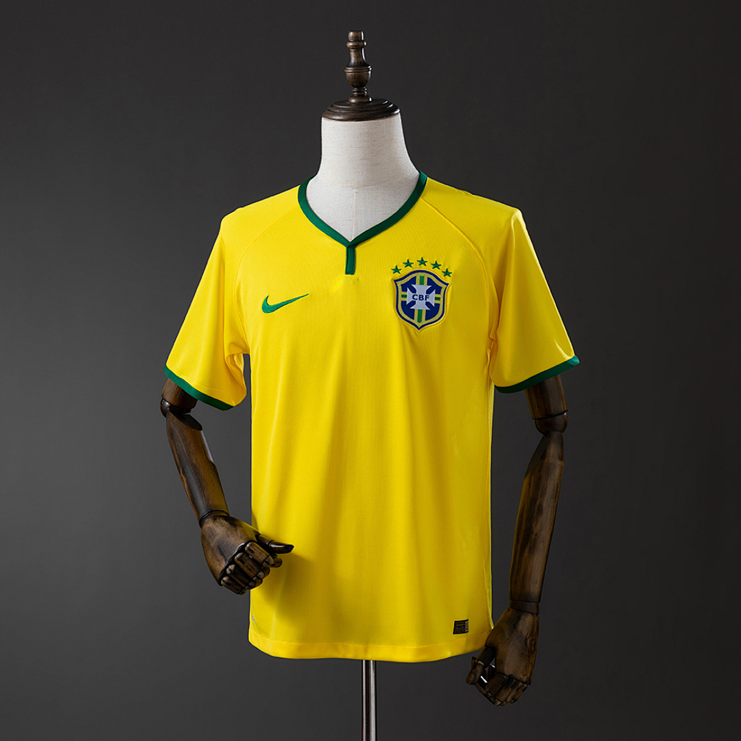 Brazil 2014 Titular Retrô Camisa S-XXL, foto 1