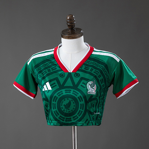 Mexico 2026 Titular Feminina Crop Top Style S-XXL