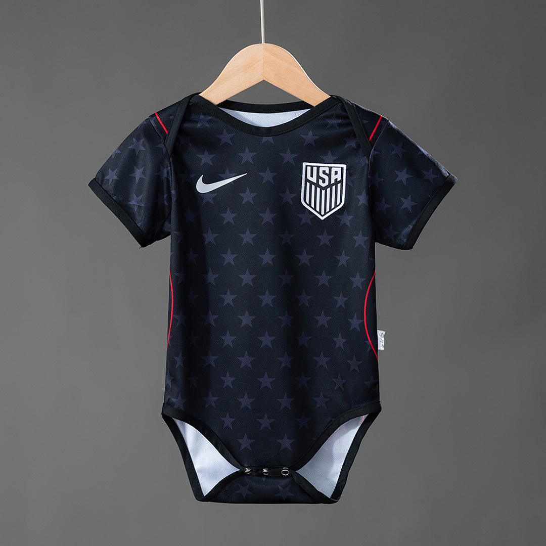 USA 2026 Visitante Kit bebê Tamanho 9/12, foto 1