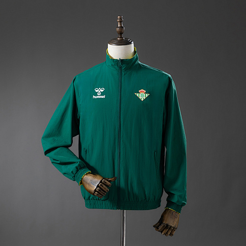 Real Betis Reversible Jacket Windbreaker - Green & Yellow S-XXL
