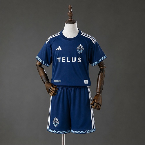 Vancouver Whitecaps 26/27 Visitante Kids kit Tamanho 16-28
