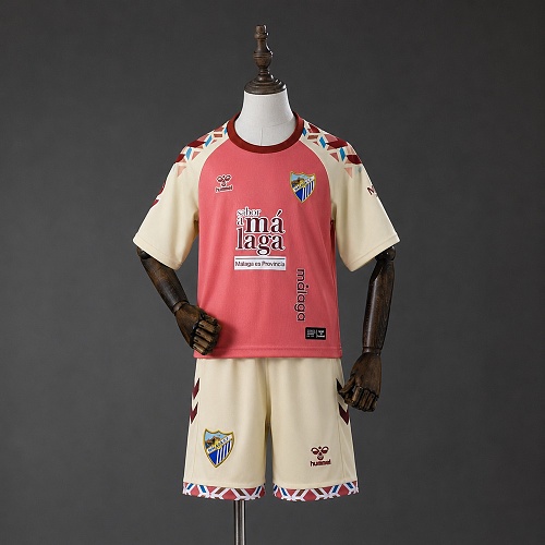 Málaga 26/27 Visitante Kids Kit Tamanho 16-28