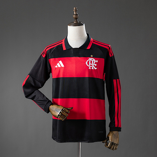Flamengo 26/27 Titular Manga longa Camisa S-4XL