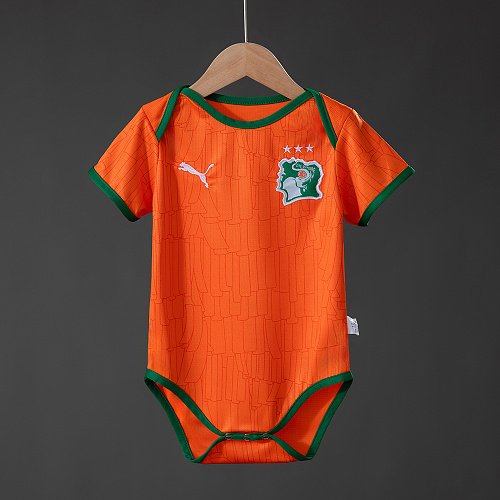 Ivory Coast 2026 Titular Kit bebê Tamanho 9/12