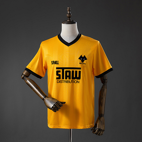 Wolves 86/87 Titular Retrô Camisa S-XXL
