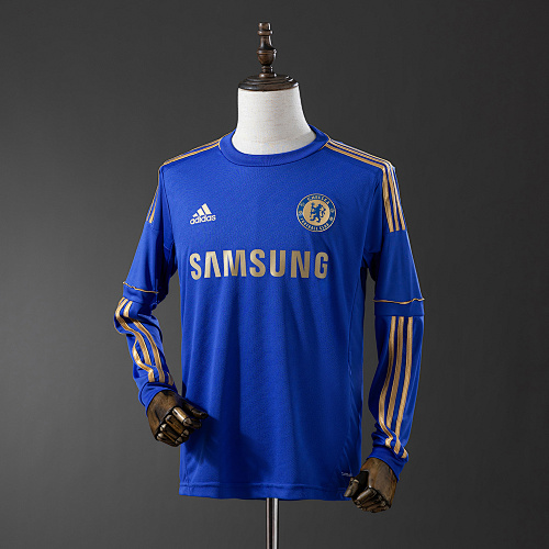 Retrô Manga longa Chelsea 12/13 Titular S-XXL