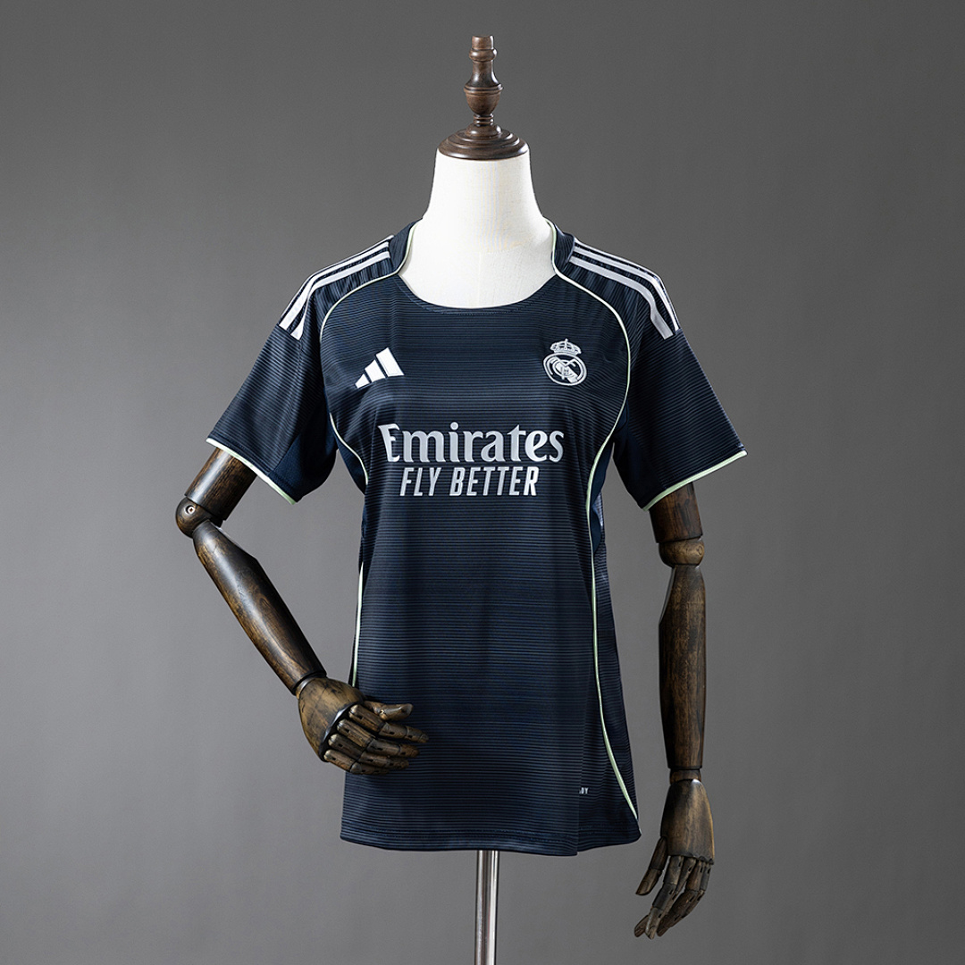 Real Madrid 25/26 Visitante Feminina Camisa S-XXL, foto 1
