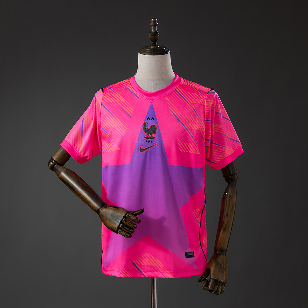 France 2026 Goleiro - Pink Camisa Sizes S-4XL, foto 1