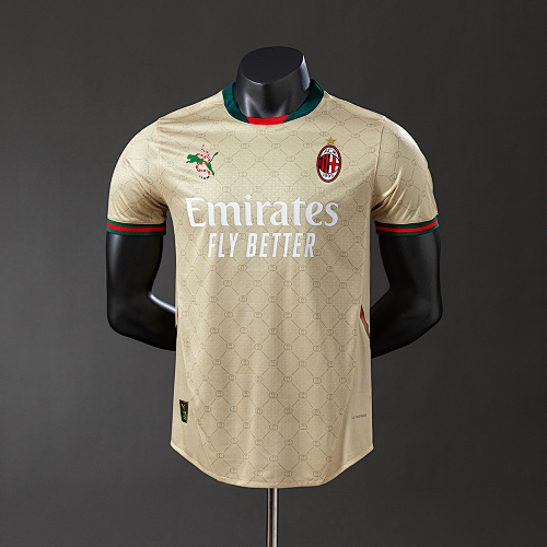 AC Milan 25/26 Co-branded Versão jogador Camisa S-3XL